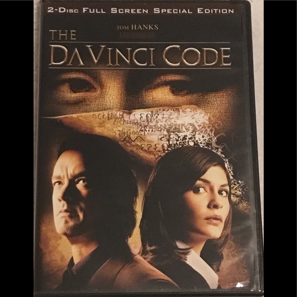 “The DaVinci Code” Starring Tom Hanks 2Disc Full Screen Special Ed DVD-Pre-owned